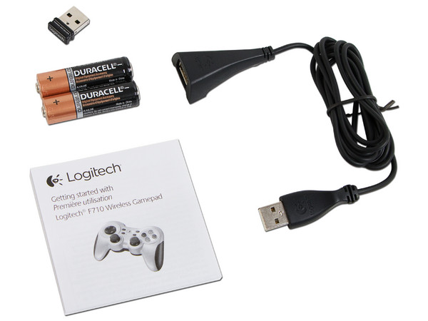 Control Inalámbrico Logitech F710 para PC con Windows o Android TV, USB.