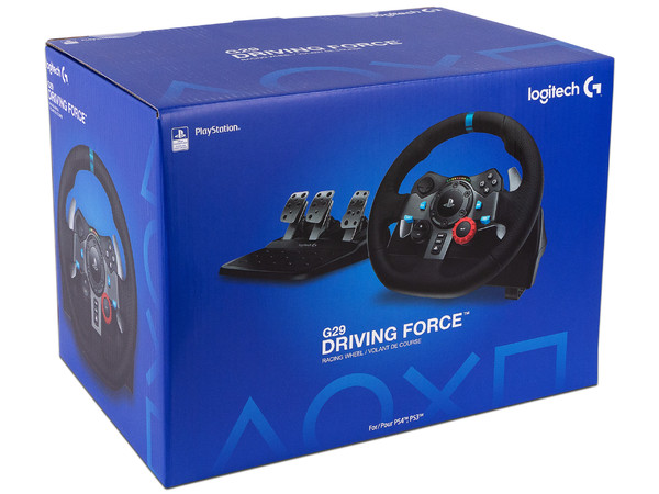 Volante Logitech G29 Driving Force compatible con PC (USB), PlayStation 3, 4 y 5. (Caja abierta)