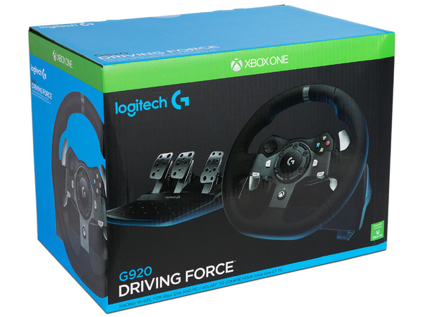 Volante Logitech G920 Driving Force compatible con PC (USB), y Xbox One, Series X y S.