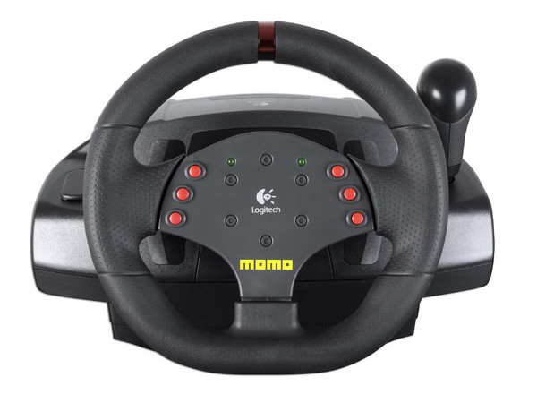 Volante Logitech MOMO Racing Force Feedback Wheel compatible con PC (USB)