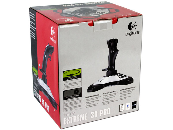 Joystick Logitech Extreme 3D Pro con 12 botones, USB
