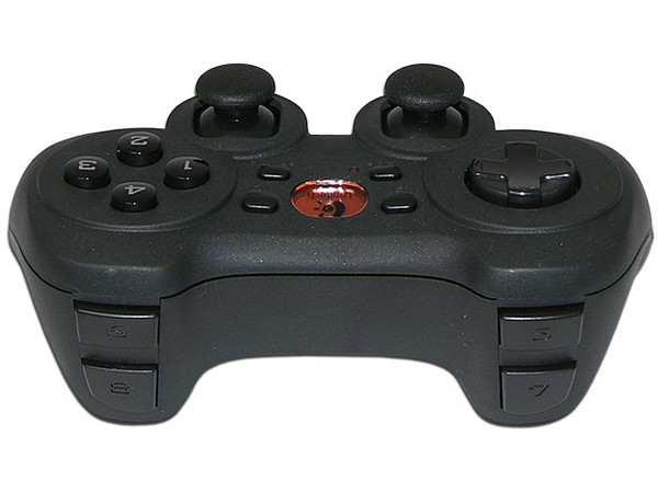 Game Pad Inalámbrico logitech para PC, 10 botones, 2 Sticks análogos, 2 motores de vibración. USB