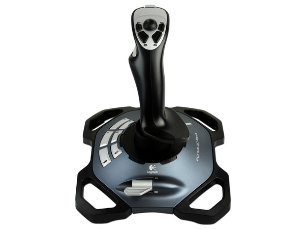 Joystick Logitech Force 3D Pro con 12 botones, USB