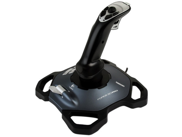 Joystick Logitech Force 3D Pro con 12 botones, USB