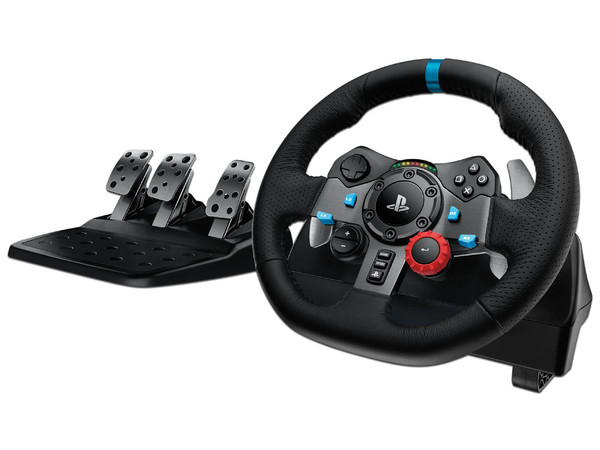 Volante y Pedales Logitech G29 SE Driving Force, Alámbrico, USB, Compatible con PC y PlayStation. Color Negro.