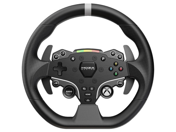 Volante y Pedales MOZA Racing RS053, Alámbrico, USB, Compatible con PC y Xbox. Color Negro.