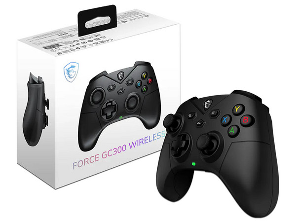 Control Inalámbrico MSI FORCE GC300, Compatible con Windows y Android, Bluetooth. Color Negro.