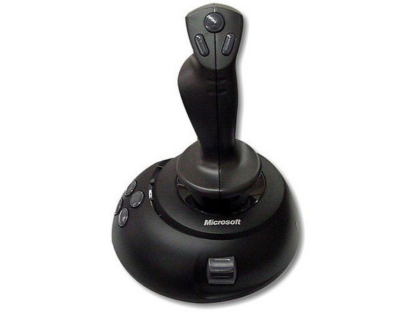 Joystick Microsoft SideWinder 1.0 con Combat Flight Simulator 3