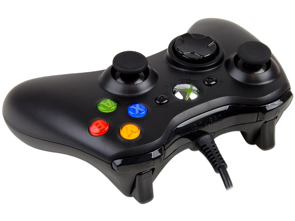  Control para Xbox 360 y PC con Windows, USB 2.0. Color Negro