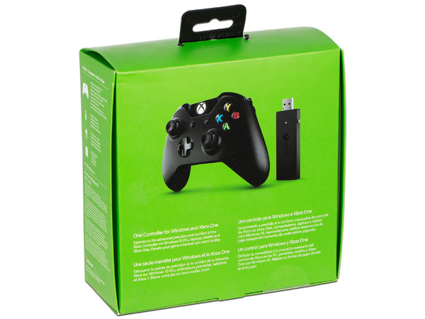 Control Inalámbrico para Xbox One + Adaptador inalámbrico para PC con Windows.