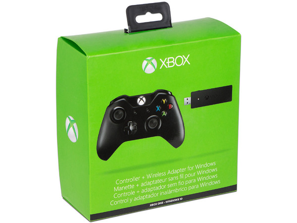 Control Inalámbrico para Xbox One + Adaptador inalámbrico para PC con Windows.
