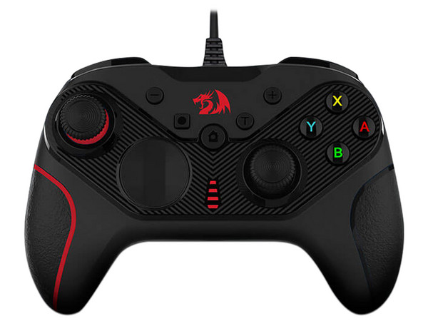 Control Redragon Rift G710, Cable de 1.8m, USB, Compatible con PC y Nintendo Switch. Color Negro.