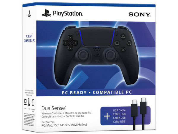 Control Inalámbrico Sony DualSense para PlayStation 5. Color Negro