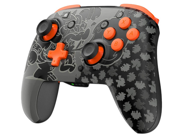 Control Inalámbrico Turtle Beach Rematch Blackout Bowser, Compatible con Nintendo Switch. Color Negro.
