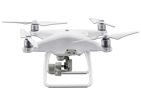 Drone DJI phantom, grabación en 4K, con autonomía de hasta 30 min y vuelo de hasta 6 km.