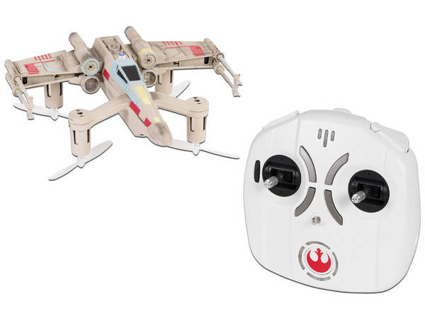 Drone Propel Star Wars T-65 X-Wing Starfighter Quadcopter, hasta 50 Km/h, Li-Fi, Bluetooth.