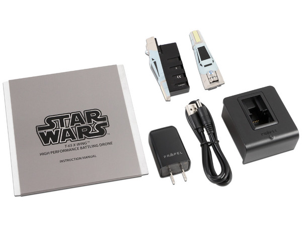 Drone Propel Star Wars T-65 X-Wing Starfighter Quadcopter, hasta 50 Km/h, Li-Fi, Bluetooth.