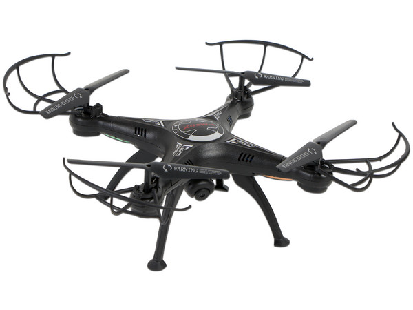 Drone Yosoo X5SW-1 con batería recargable, Cámara de 2 MP, Transmisión vía Wi-Fi, Frecuencia de 2.4 GHz. Color Negro