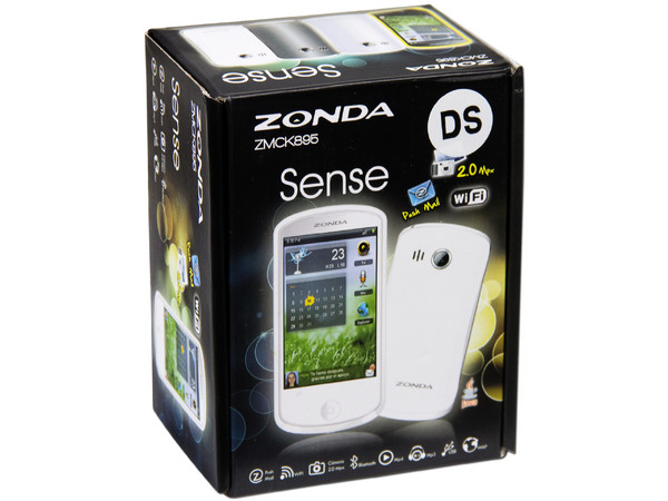 Celular Zonda Sense con Pantalla Touch, cámara de 2.0 MP, conexion Wi-Fi, Multilínea. Color Rojo.