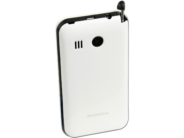 Celular Zonda News con Pantalla Touch, TV Analoga, Multilínea. Color Blanco