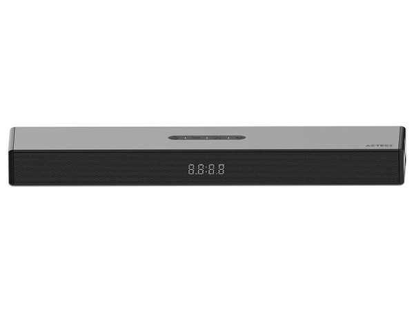 Barra de Sonido con Subwoofer Acteck Thin BS600, Potencia RMS de 60W, Respuesta de Frecuencia 180Hz-18kHz, 2.1 Canales, 3.5mm, Optical, USB, Bluetooth, HDMI, Incluye Control Remoto, Color Negro.