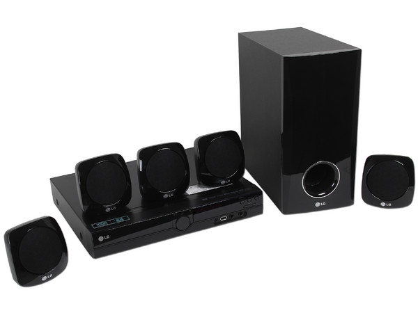 Home Theater LG, Audio 5.1, Dolby Digital, Reproductor de DVD, USB Recording, 300 Watts.