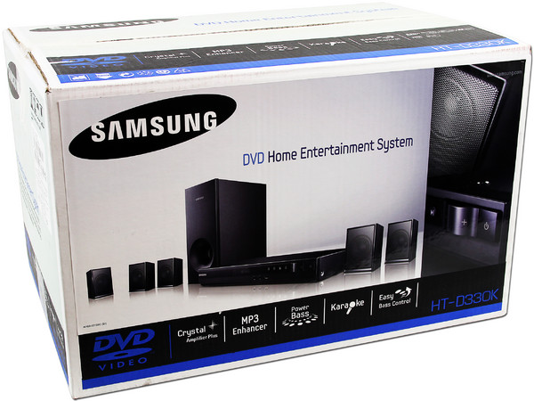 Home Theater Samsung, Audio 5.1, Dolby Digital, Reproductor de DVD, Karaoke,  USB, 330 Watts.