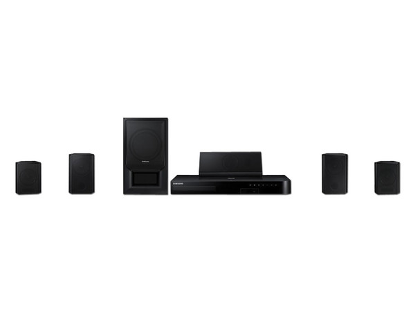 Home Theater Samsung, Audio 5.1, Reproductor de Blu-ray 3D, Radio FM, USB, Wi-Fi, 1000 Watts.