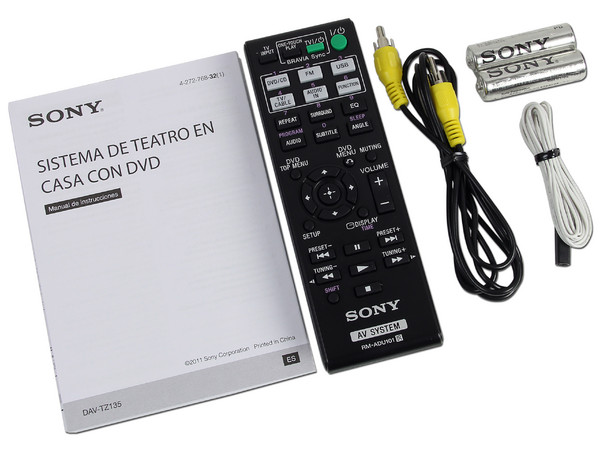 Home Theater Sony, Audio 5.1, Dolby Digital, Reproductor de DVD, HDMI, USB, 350 Watts.