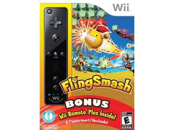 FlingSmash incluye Wii Remote Plus color negro 