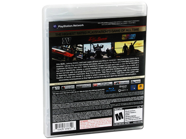 Grand Theft Auto IV & Episodes From Liberty City  The Complete Edition (PS3)