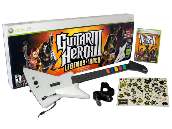Guitar Hero III: Legends of Rock con Guitarra Alámbrica (Xbox 360)