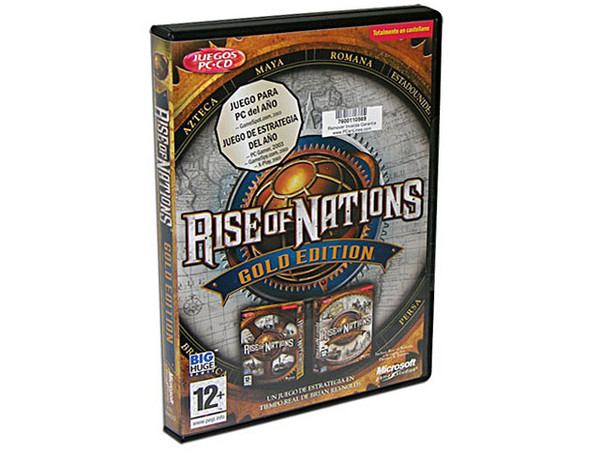 Microsoft Rise of Nations GOLD en Español, CD.