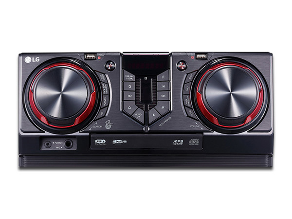 Minicomponente LG CJ44 X Boom de 480W, Bluetooth, USB.