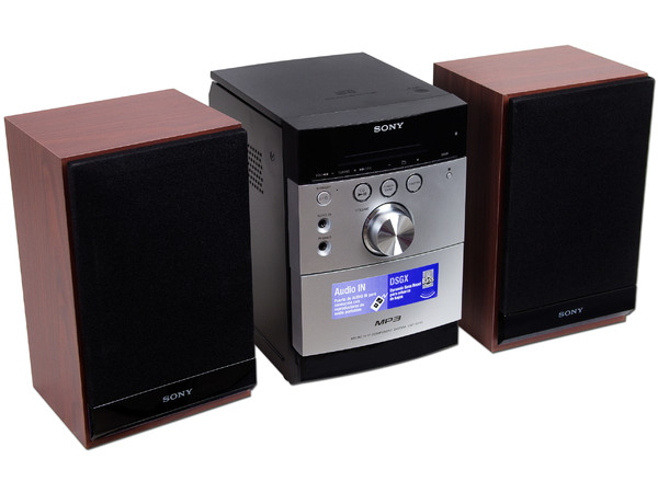 Micro Componente Sony, CD, MP3, Casette, Audio In, Radio, 10W RMS.