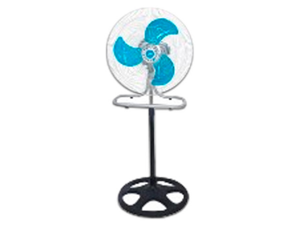 Ventilador de Pedestal GPH de 90W 3 en 1, 3 Velocidades, Aspas metálicas. Color Negro.