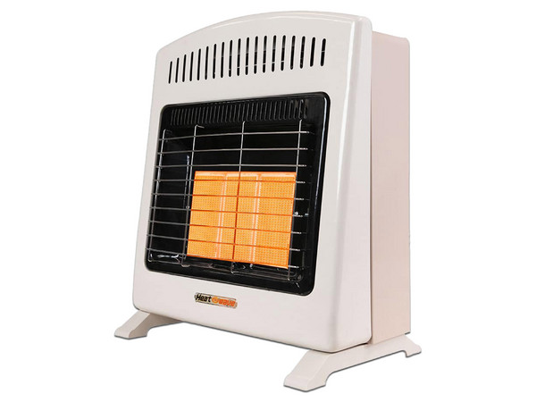 Calefactor De Gas Heat Wave HG3W LP, Hasta 4000W, 3 Niveles, Gas Natural o LP. Color Blanco.