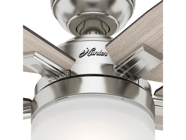 Ventilador de Techo Hunter Apex II 50392, Luz LED, 5 Aspas, 52