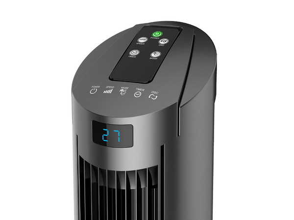 Ventilador de Torre, Mytek, Modelo 3430, 33 Pulgadas, Color Negro.