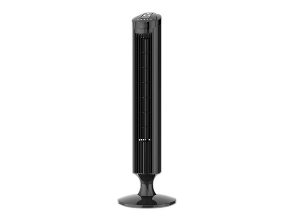 Ventilador de Torre Mytek 3430 de 40W, 3 Velocidades con control remoto, Oscilación de 90 grados. Color Negro.