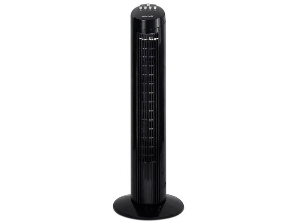 Ventilador de Torre Mytek 3352 de 40W, 3 Velocidades, Oscilación de 90 grados. Color Negro.