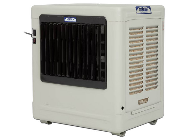 Enfriador Portátil Nórdico N-3000-TPM, 2 niveles de velocidad, Con ruedas. Color Blanco.