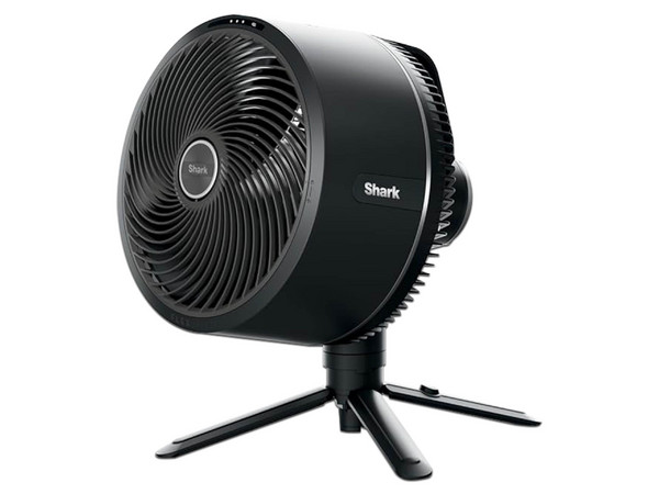 Ventilador Inalámbrico Shark FA200LAA de 36W, 3 Velocidades, Con Base para Pedestal y Mesa, Color Negro.