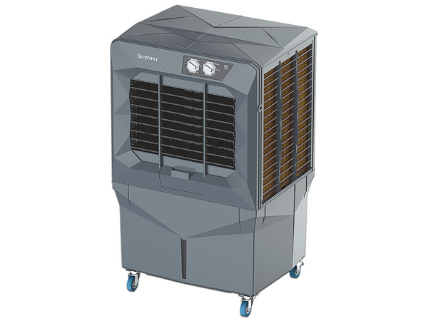 Enfriador de Aire Portátil Portatíl Symphony AERIS 50, Hasta 50L, 3 Velocidades, Color Gris.