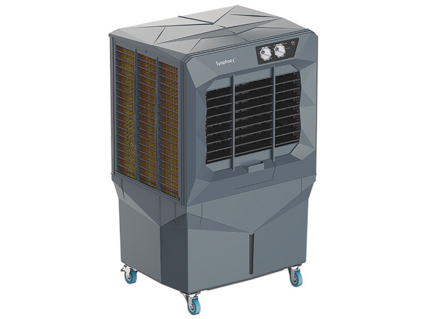 Enfriador de Aire Portátil Portatíl Symphony AERIS 50, Hasta 50L, 3 Velocidades, Color Gris.