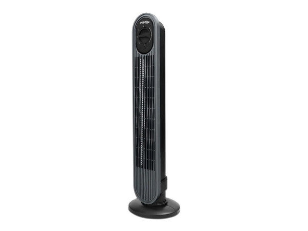 Ventilador Tipo Torre TAURUS PISA, 3 Velocidades, Oscilatorio. Color Negro.