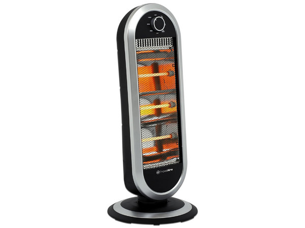 Calefactor TravelAire TAE1200Q de 1200W, Cuarzo, 110V, 3 Niveles. Color Negro.