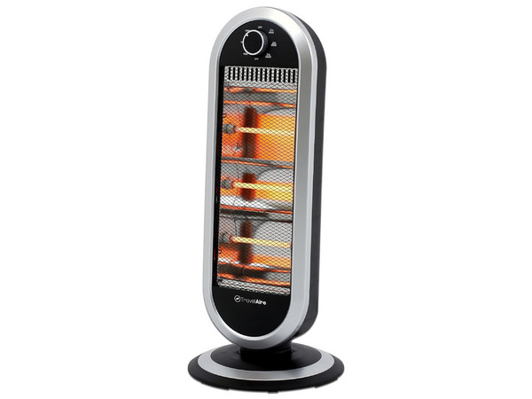 Calefactor TravelAire TAE1200Q de 1200W, Cuarzo, 110V, 3 Niveles. Color Negro.