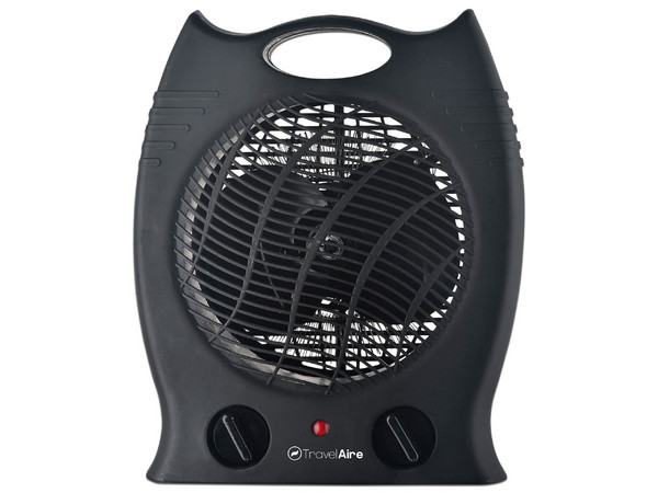 Calefactor Eléctrico Travel Aire TAE514, 1600W, 127V, Color Negro.