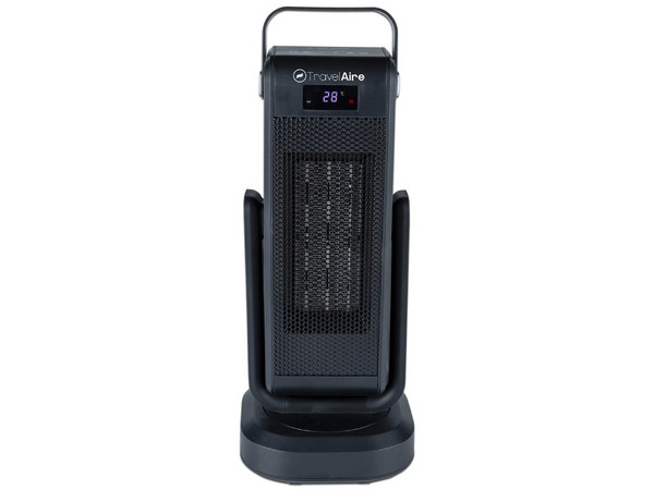 Calefactor TravelAire TAE520, Hasta 1500W, 2 Niveles, Color Negro.